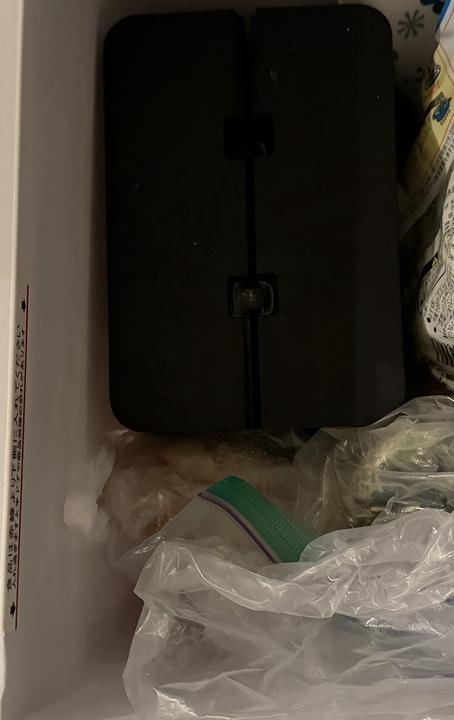 モルトアイスを冷凍庫に入れた状態の実写