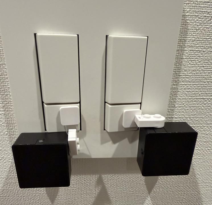 Bot 2の下配置での失敗と横配置での成功比較